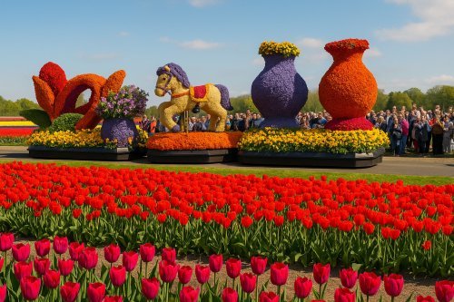 Experience the Bloemencorso Bollenstreek 2026 – The World-Famous Dutch Flower Parade Near Keukenhof Gardens